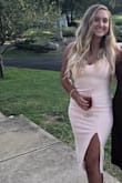I was eyeing this dress for quite a while until I finally decided to purchase it - best decision ever! It fit my body type perfectly. It was the perfect medium between sexy and classy. I wore to a wedding and will definitely wear it again! - Kornelia O.