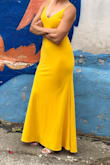 Just received this dress for a wedding I'm in this summer, and I am SO excited about it. It fits perfectly and is actually a bit long on me which is near impossible for me to find. I usually wear a size 6 in dresses and the medium fits like a glove. It's super comfortable too - form fitting but not too tight. Can't wait to wear it! - Laura M.