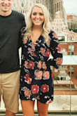 I love the pattern and quality of this dress. My only issue was that since I have a smaller bust I had to make sure the front wasn't completely open the entire night. If I would have had a safety pin I think it would have been perfect! - Claire G.