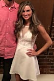 I wore this for my rehearsal dinner and it was perfect. It's just the right combination of cute and sexy! The lace part of the top is thick and has cups sewn in so you still feel covered without wearing anything extra underneath. - Orianna K.
