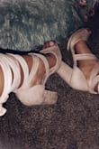 I loved these! They fit perfectly and were extremely comfortable on my feet. I was able to wear them all night. The pink was beautiful and felt so soft and smooth. 100% recommend. - Chasity H.