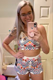 If you're thinking about buying this... do it! So flattering and can't wait to wear it on our cruise. - Sara G.