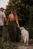 I bought this dress for outdoor engagement pictures and it was perfect! It was romantic and flowy but wasn't over dressed either. I usually buy a small in dresses but I got an extra small in this and it worked well - Abigail B.
