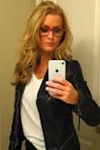 I absolutely love the jacket! It's so soft and comfortable! I would normally wear a small or even xs and I ordered a medium. It fits perfect...I wear a tshirt under it and I still have a little room if I wanted a long sleeve. - Megan C.