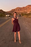 I bought this dress for my 15 year old sister to wear to a wedding. She looked beautiful and it fit her perfectly. Very tasteful. I want to get this dress in my size! - Jenna R.