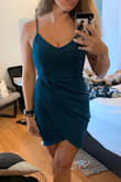 It's flattering, the color is gorgeous, & it fits like a glove. - Ashleigh D.