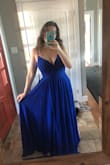 I very rarely shop online, however for Grad I thought it would be a good way to find an affordable dress, and I was right! Lulu's is amazing for formal dresses that won't break your bank!

This dress is gorgeous, well made with soft silky fabric on the inside, pretty darn comfortable for a formal dress! The only minor things for me is its a little long, the zipper is a little cheap and I am going to get the waist brought in about an inch, but other than that it is absoloutly wonderful. I can't wait to wear it for my grad <3 - Janey W.