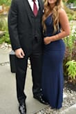This dress was amazing and so comfortable and warm for a fall wedding. Straps were just a bit too long so I had to take them in, but otherwise the dress was a perfect fit! Ordered the size I normally would at any other store.
Definitely need heels though, as it is quite long! - Sheri L.