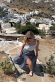 Perfect skirt for warm weather. Casual skirt with a sexy leg slit. - Colleen M.