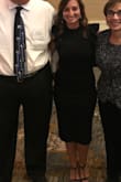 I bought this dress for formal work function and it was perfect. I was nervous the small would be too small but it fit perfectly. The dress is form fitting and hugs all the right places. I got a ton of compliments on it. The sleeves and open back give it something special compared other LBD. - Erica M.