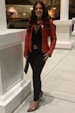 Great quality! Black color. Sexy! A MUST have! Very comfortable. Dress up or down! Wear with slacks, jeans, a skirt... I'm so pleased with this bodysuit!! - Denise C.