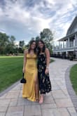 I bought this dress In yellow for a summer wedding and it couldn't of been more perfect. I was wearing 4 inch heels otherwise I would have needed to have it hemmed. Everyone complimented the color! Highly recommend. - Kailee S.