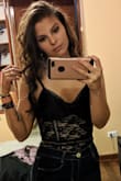 I bought this as part of an outfit for my anniversary night. It fit great and looked great both with clothes and without! - Cassidy R.