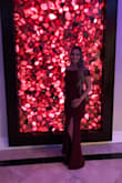 Material is great not cheap at all and has some stretch so it fits so nicely and hangs so well.. color is gorgeous (burgundy) I wore this to a wedding at 4 1/2 months pregnant and still fit so good . I loved it and would buy it again in different colors it's just the perfect wedding/event gown. - Tarah V.