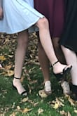 Cute shoe. True to size. Nice little heel. Just what my daughter needed for homecoming. - Melanie G.