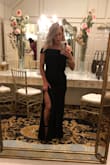 In between sizes so decided to size down! So glad I did! This dress has a ton of stretch! This is now my favorite dress that I own! Can't wait to pull it out again. I got a ton of compliments all night! I'm telling you ladies, you can't go wrong with this dress! - Ashley H.