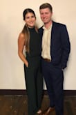 I never get to wear heels with jumpsuits because I'm already so tall, but the length on this jumpsuit is perfect with a 2 inch heel. A flattering fit too. Absolutely love it!! - Jenna H.