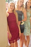 This dress was super cute for my homecoming. The only thing I didn't like about it was that it was a little big around the neck and shoulder area. - Sophia H.