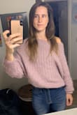 Very soft and beautiful color . Is one of my new fav sweaters. It is cropped and when you put your arms up it will show your tummy but i was already aware of it . Now i have to get one for my mom cause she loved it too ! - Marzena G.