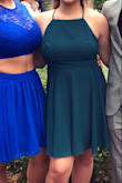 Wore this dress to homecoming. It fit great and looked nice. Got so many compliments! - Kimberly L.