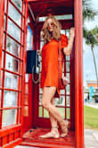 This is my favorite causal dress. The fabric is wrinkle resistant and breathable. You can dress it up with heels/wedges or dress it down with sandals. - Emily F.
