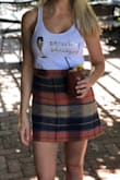 Skirts always fit Me SO weird until this one came along! Nice and snug in the waist and a straight fit that is super flattering and not too tight. - Emily A.