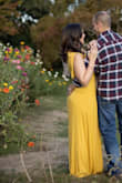 This dress was perfect for our photo shoot. Loved how it was loose and flowy. The length of the dress was perfect. The top was a little big but made it work. - Christina C.
