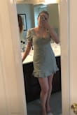 very cute dress but chose not to keep it because I wasn't in love with the fit on me. a little shirt for my height - Elizabeth T.