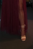 I bought these for a formal event I'll be attending soon. I needed a pale nude color and these were exactly what I was looking for. They're very comfy and stable to walk around in. The wrap around straps are very unique and surprisingly keep your heel in the shoe. I haven't worn them for a long time to see if they'll be comfy the whole night but I'm 99% sure they will be, they're very comfortable. - Lily J.