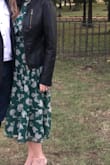 I originally ordered a small because it was the only size in stock and it came in and was too tight through the chest and there happened to be a medium in stock so I was able to get that one! Fit perfectly and received several compliments! Very class and comfortable dress! - Morgan S.