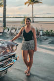 Short but cute for day or night. Love this with a body suit - Katelyn D.