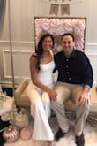 I wore this jumpsuit to my bridal shower this past weekend. I got soo many compliments on it. It fits great and is so comfortable. The fabric is stretchy and thick and hugs in all the right places. I was worried about the length because I am tall however the length was perfect, even while wearing low heels! I highly recommend this jumpsuit especially in white if you are a bride-to-be! :) - Alexandra S.