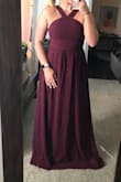 Ordered this for a bridesmaid dress. A medium fit perfectly!! I'm typically a medium in most things but a large in some. It was so flattering as well! - Rachael S.