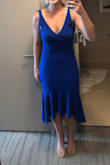 This dress was beautiful! I wore it to a wedding and it was perfect for the occasion. The color is beautiful and the quality is great. Runs true to size- only thing I would've done if I had time was had the straps shortened a bit. Definitely recommend! - Kylen K.