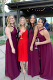 Wore for wedding party during the wedding! Although I'm short and did not get it hemmed..fit was great! And fit perfect on the taller girls! - Shelby F.