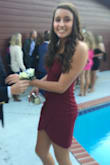 Thus dress is true to size and looks so cute on!!! - Michelle H.