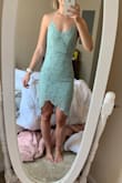 This dress fit beautifully! I wore it to a wedding. It was the perfect amount of snug/tight, but still allowed for me to move and dance! - Johnna S.
