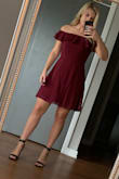 I liked this dress, however the size guide recommended that I order a medium for a 28 inch waist (which was my measurement at the time). It was too big in the waist. I'm keeping it and getting that area taken in because otherwise it's gorgeous. - Alley P.