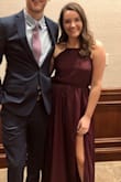 I typically order size Medium for myself, but I am so thankful I ordered a small. Length was perfect for me. I am 5'5" and I wore 3 inch heels. Elegant dress! - Lauren H.