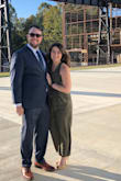 I bought this jumpsuit to wear to a fall wedding, and it was great for the cocktail dress code - but I also think I could just as easily wear it to work with a sweater or blazer. I typically wear a size 8, and the medium fit well. I did have to get it hemmed, and I wound up getting the straps taken in a bit, but otherwise, it was PERFECT. It didn't wrinkle super easily (which is a big thing for me), it was comfortable with enough room to dance, and I got a TON of compliments on it! I'm already looking forward to wearing it again. - Courtney C.