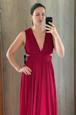 Georgeous! Just a bit tight at the waist. Love the color so much!!! - Catalina G.