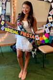 I loved the dress! Perfect for my fiesta bridal shower. It was a little tighter than I would have liked but still manageable. The straps were too long my shoulders so I had to get them altered. - Veronica R.