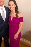 I wore this dress to a black tie optional wedding and loved it! It was too long so I needed to get it hemmed. I also needed take in a little bit at the top so it fit a little more snug (I am more petite on the top than the bottom). The alterations were worth it to me, and I plan on wearing this dress to other weddings in the future! - Katie M.
