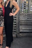 I ordered a large because I am tall and need the length, and although the length was perfect, the top was a little big. I ended up altering the top because it was gaping on the sides but as soon as I did that, it fit perfectly. The material is very nice, shipping was just on time, and the whole experience was great. It is pretty low cut but /I didn't wear a bra and it still contained my chest area and wasn't too exposing. 9.8/10, highly recommend. - Valerie P.