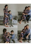 I have had my eye on this dress for over a year and finally got smart and ordered it! BEST DECISION EVER! Especially because it sadly isn't available at the moment so I can't even send all of my friends over to buy it for themselves. :( On a whim, I gathered up my boys a few days ago so we could get some family photos done and grabbed this dress from my closet to try on and hopefully wear for the first time. It was PERFECT!
It fits SO well, and is both flattering and comfortable! I belted it for added style and am already imagining the different ways I can wear it during every season! I have had SO MANY COMPLIMENTS on it and can't wait to wear it again very soon! - Lisa A.