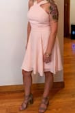 Got so many compliments on this peach dress for a summer wedding. I absolutely loved the fit and the fact I could wear a bra with it! - Kaitlin B.