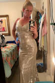Perfect fit. A little scratchy but it is the star of the show. I never want to take it off! - Lisa L.