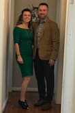 Fantastic dress! Thick and stretchy material, thus very flattering and forgiving around the belly. - Dana B.