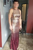 Absolutely stunning! Highly recommend this fabulous dress. Tons of complements. Comfortable to wear. Did not rub you raw under the arms like some dresses do. I would recommend going up a size. It was a little tight. - Tresstan K.