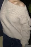 Love this sweater soo much! The quality of the fabric is really nice. I wore it to the balloon fiesta one evening and it kept me really warm. I ordered a small and it was great everywhere except the shoulders. Personally the cut for the shoulders was a little tight for me. I either had to keep pulling down the top, or allow it to fall off only one shoulder. Maybe if I sized up that would not have been an issue, but I think it would have been too large everywhere else. Despite this it looked great, and I got lots of looks:). - Melody C.